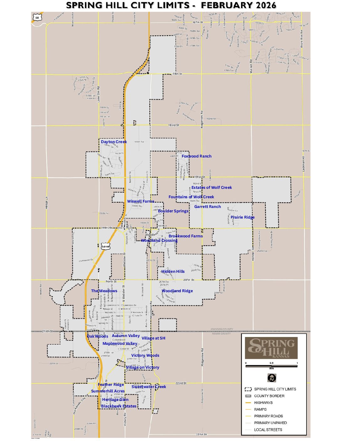 2026 Sh City Limit Map